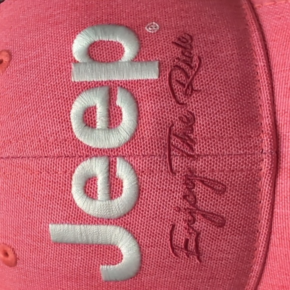 Choko Authentics Jeep Advertising Red/ Gray Sporty Hat. - Picture 3 of 9